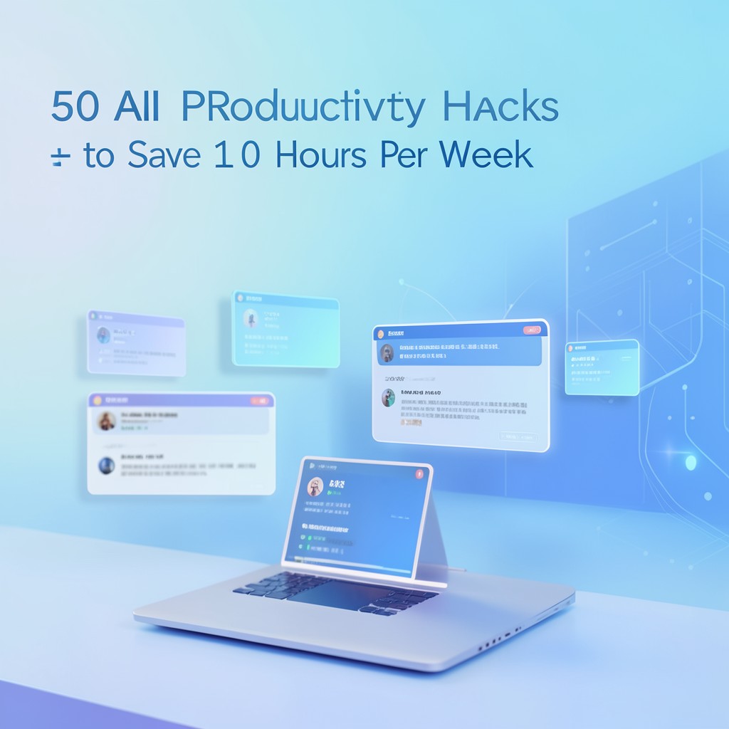 50 AI Productivity Hacks to Save 10 Hours Per Week