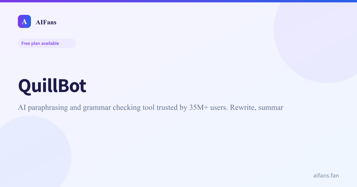 QuillBot - AI tool screenshot